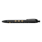 Stylo Noir Monogramme superbe Congrats inspiré d'étoile d'or (Haut)