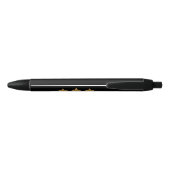 Stylo Noir Monogramme superbe Congrats inspiré d'étoile d'or (Dos)