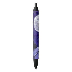 Stylo Noir Montre Lune