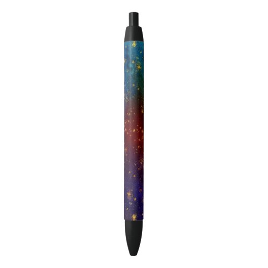 Stylo Noir Moody Ombre | Psychedélique Grunge Gold Stardust (devant Vertical)