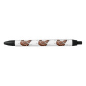 Stylo Noir Morceaux de poulet (Devant)