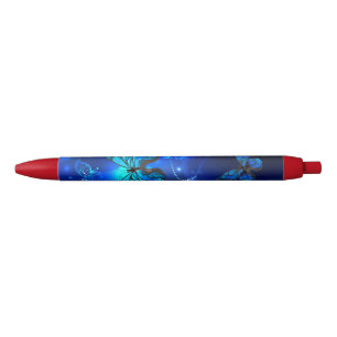 Stylo Noir Morpho Butterfly in the Dark Background