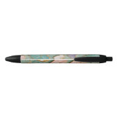Stylo Noir Mosaic Love : Coeurs Pastel (Dos)