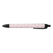 Stylo Noir Motif 2 d'amour (Bas)