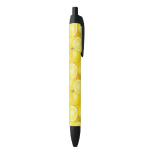 Stylo Noir Motif 2 de citron