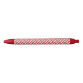 Stylo Noir Motif 2 de coeur (Devant)