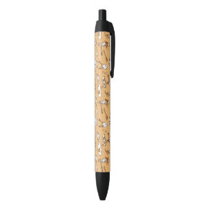 Stylo Noir Motif 2 de petit déjeuner