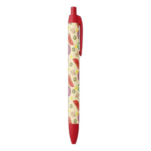 Stylo Noir Motif 2 de pizza