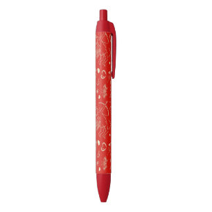 Stylo Noir Motif 2 de Valentine