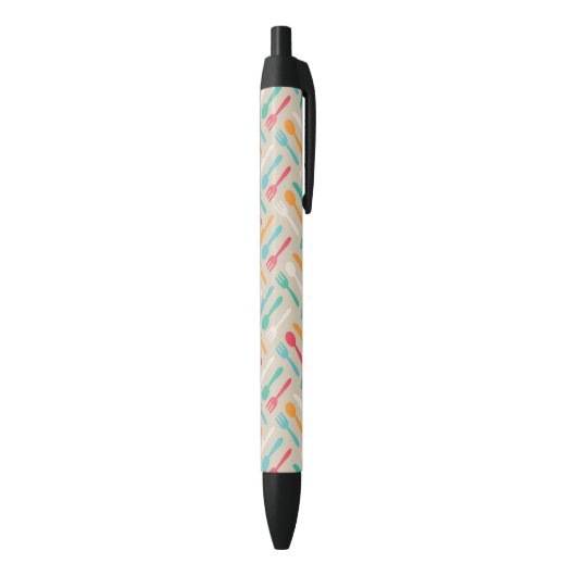 Stylo Noir Motif 3 de cuisine (Bas (Vertical))