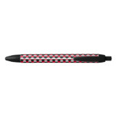 Stylo Noir Motif 3d cube (Dos)
