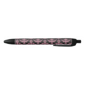 Stylo Noir Motif 5 de damassé (Bas)
