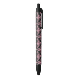 Stylo Noir Motif 5 de damassé