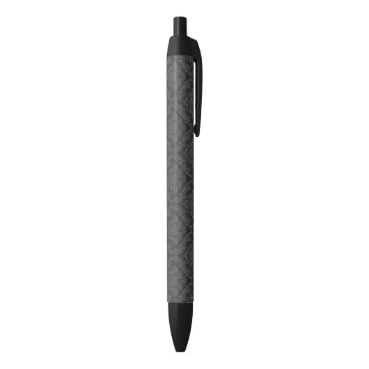 Stylo Noir Motif 6 de damassé (Bas (Vertical))