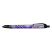 Stylo Noir motif abstrait. (Haut)