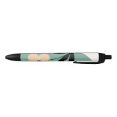 Stylo Noir Motif abstrait de fleurs (Bas)
