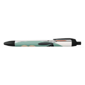 Stylo Noir Motif abstrait de fleurs (Haut)