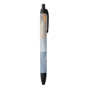 Stylo Noir Motif abstrait frais de triangle