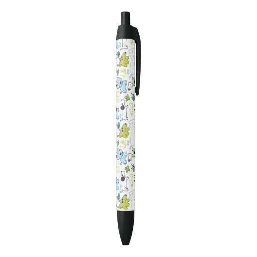 Stylo Noir motif animal d'arrière - plan d'enfants (Bas (Vertical))