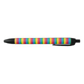 Stylo Noir Motif arc-en-ciel simple (Bas)