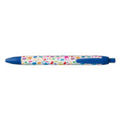 Stylo Noir Motif au néon coloré de drogue (Dos)