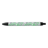 Stylo Noir Motif avec la nourriture (Devant)