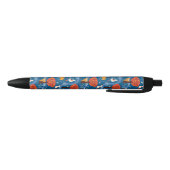 Stylo Noir motif avec les chats et les oiseaux mignons (Bas)