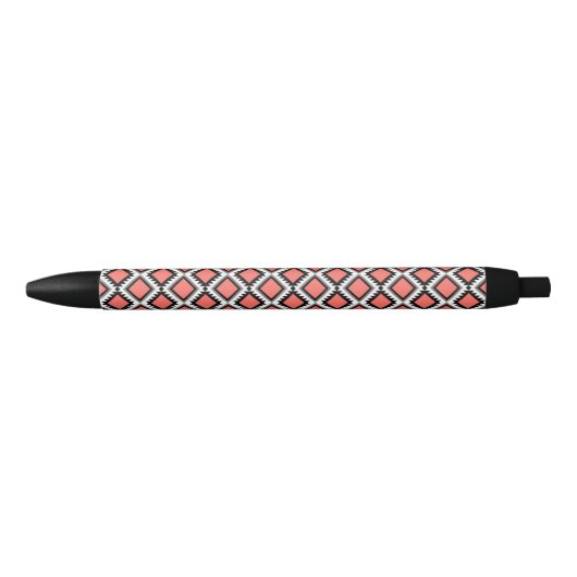 Stylo Noir Motif Aztec (Devant)