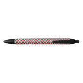 Stylo Noir Motif Aztec (Dos)