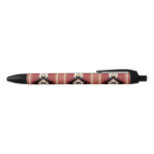 Stylo Noir Motif Aztec (Haut)