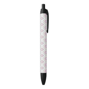 Stylo Noir Motif aztèque géométrique abstrait