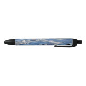 Stylo Noir motif bleu Abstrait (Bas)