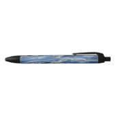 Stylo Noir motif bleu Abstrait (Haut)