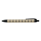 Stylo Noir Motif Brown Buffalo Plaid (Haut)