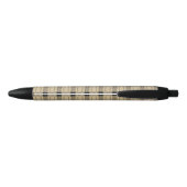 Stylo Noir Motif Brown Buffalo Plaid (Dos)