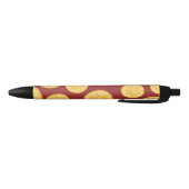 Stylo Noir Motif citron (Bas)