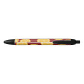 Stylo Noir Motif citron (Dos)