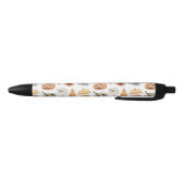 Stylo Noir Motif Citrouille d'aquarelle amusant (Bas)