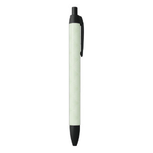 Stylo Noir Motif classique de feuillage dans le blanc et le