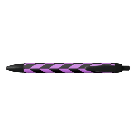 Stylo Noir Motif coloré (Dos)
