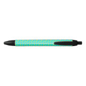 Stylo Noir motif coloré moderne (Dos)
