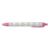 Stylo Noir Motif couleur Harlequin Diamond Check (Bas)