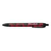 Stylo Noir Motif crâne Élégant Amusement Halloween Goth N'imp (Bas)