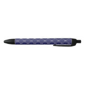 Stylo Noir Motif d'Ancre (Bas)
