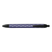 Stylo Noir Motif d'Ancre (Dos)