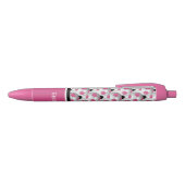Stylo Noir Motif de balle de soccer rose Monogram (Haut)