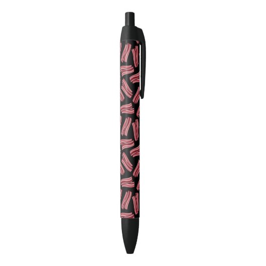 Stylo Noir Motif de bandes de lard (Bas (Vertical))
