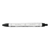 Stylo Noir Motif de BATIK moderne (Devant)