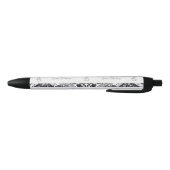 Stylo Noir Motif de BATIK moderne (Bas)