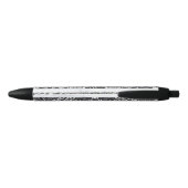 Stylo Noir Motif de BATIK moderne (Dos)